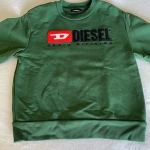 DIESEL-LOGO SWEATSHIRT (style 00J48E-0IAJH) (Pre-Loved)